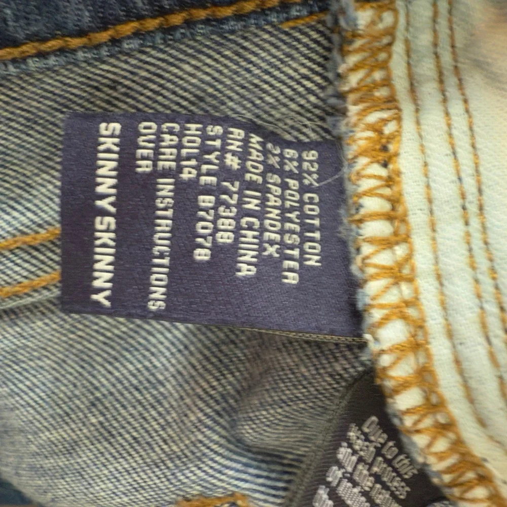 Madewell Skinny Skinny jeans size 27 distressed mid rise‎ stretch style 73888